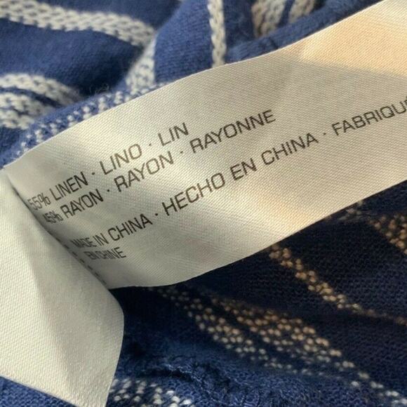 Supplies By Unionbay Linen Jacket Womens Size Medium Long Sleeves Drawstring NEW - Picture 9 of 11